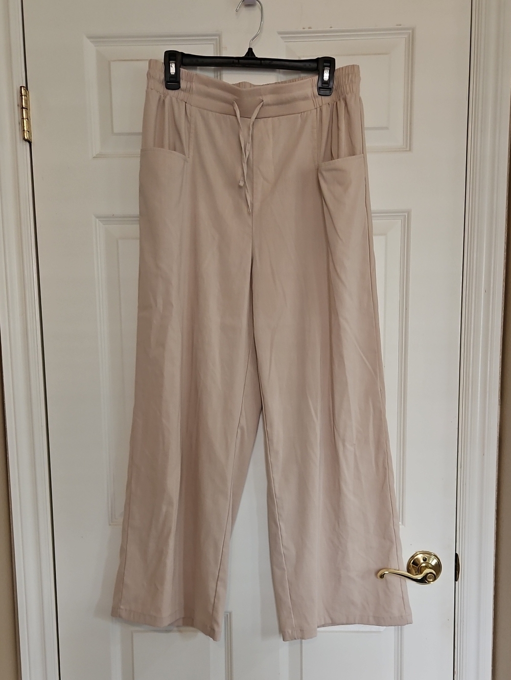 Wide-Leg Khakis